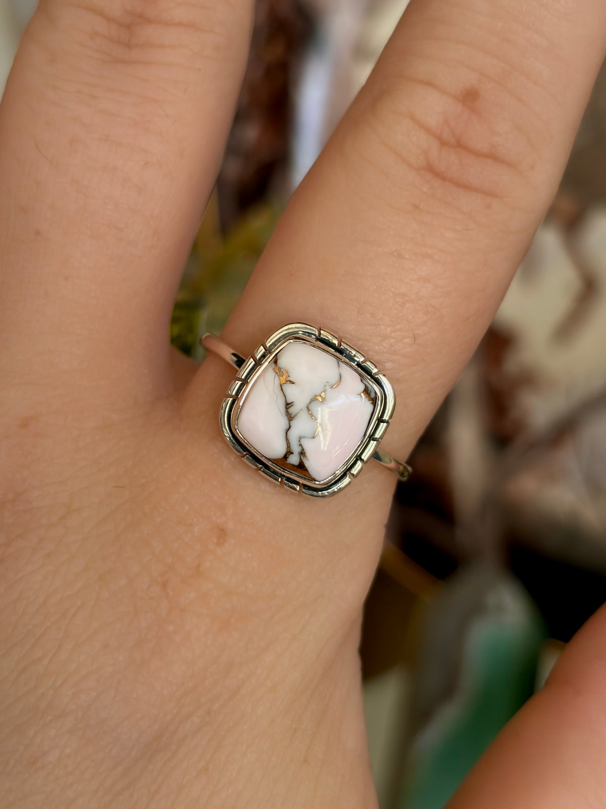 Pink Copper Ring - Size 10