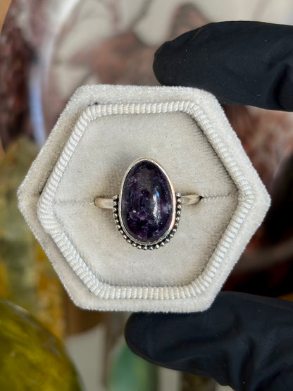 Lepidolite Ring - Size 9