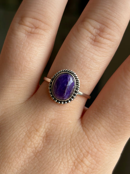 Charoite Ring - Size 8