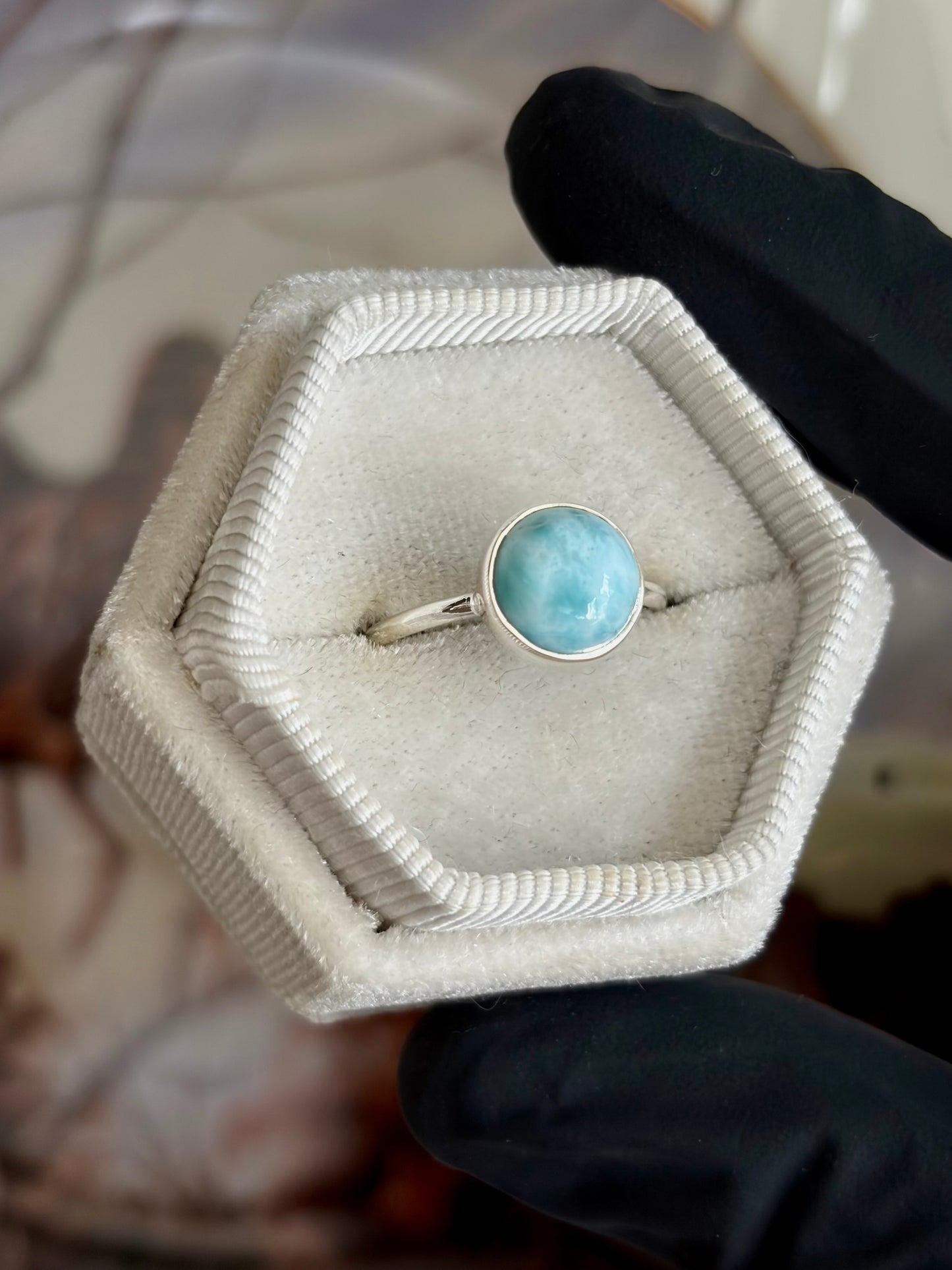 Larimar Ring - Size 6
