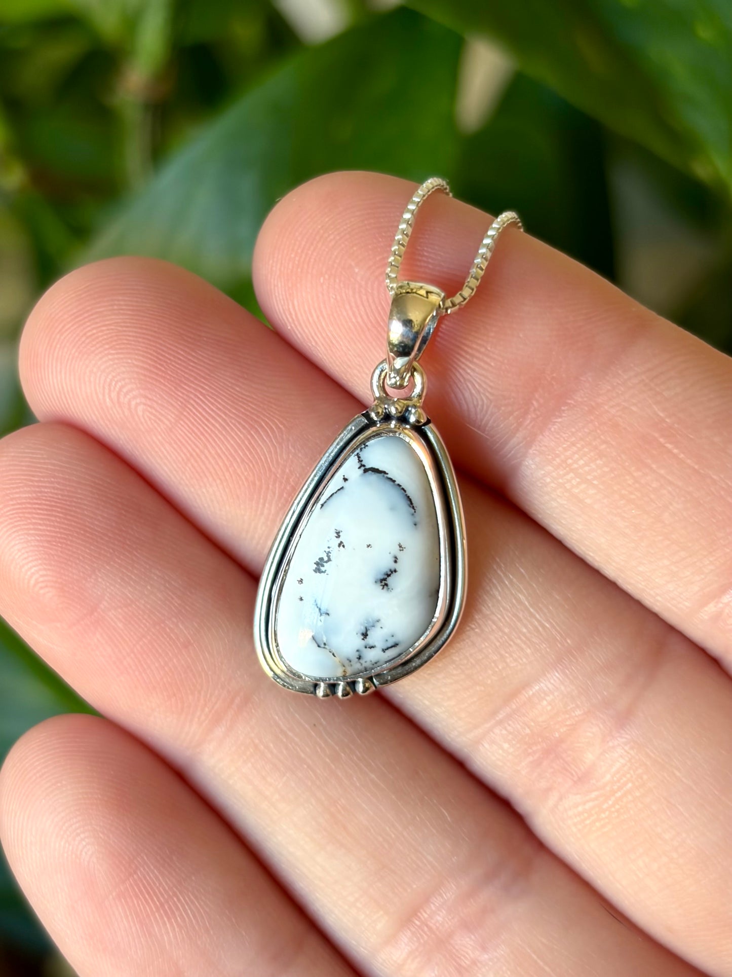 Dendritic Agate Necklace