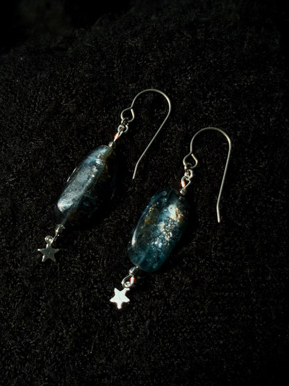 Kyanite Star Earrings