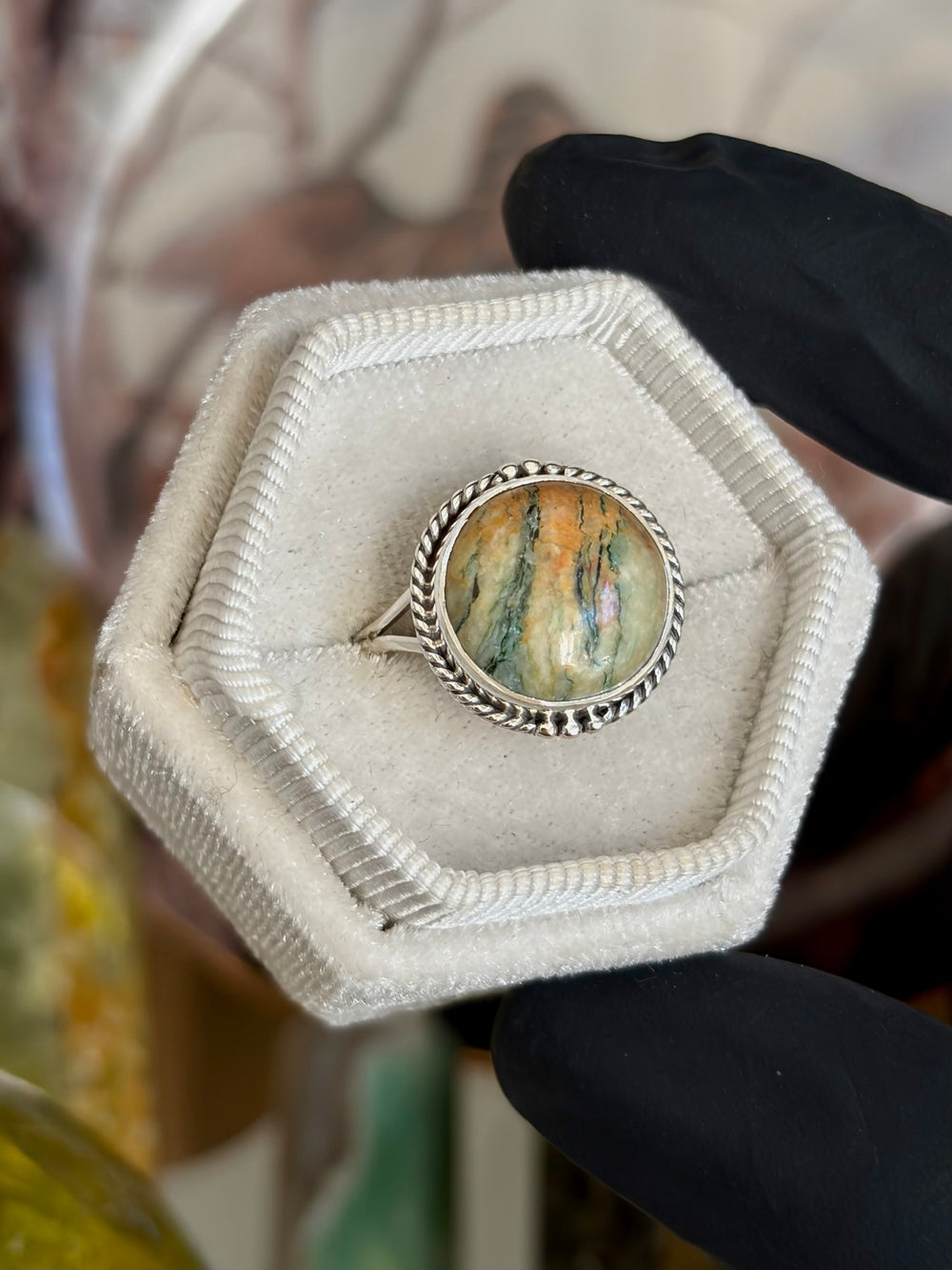 Mariposite Ring - Size 8