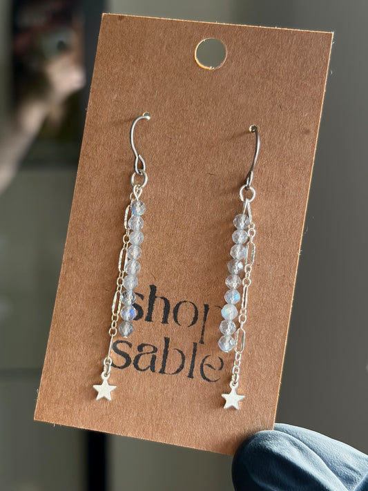 Axis Labradorite Earrings
