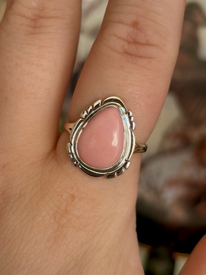 Pink Opal Ring - Size 8