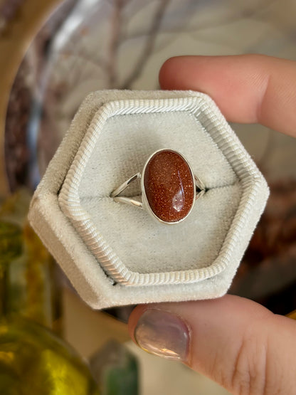 Sand Stone Ring - Size 9