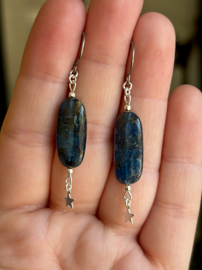 Kyanite Star Earrings