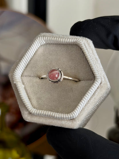 Rhodochrosite Ring - Size 9