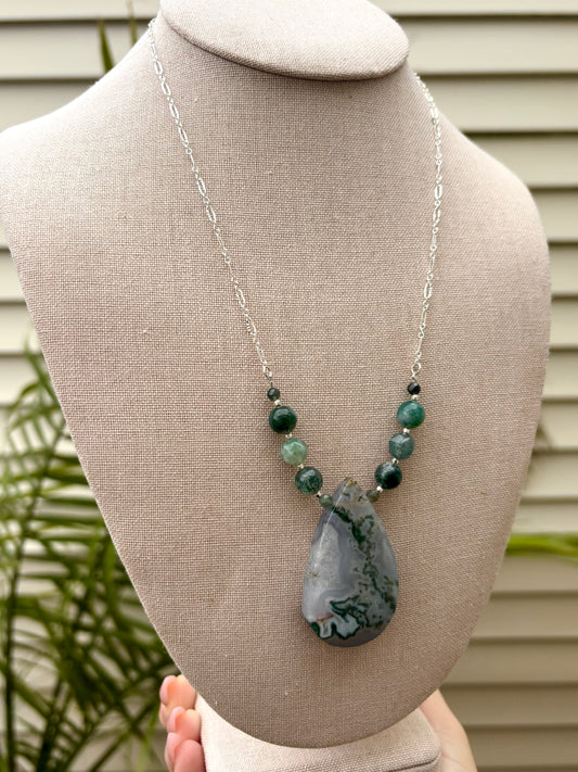 Moss Agate Necklace