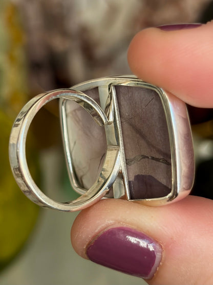 Hyacinth Jasper Ring - Adjustable