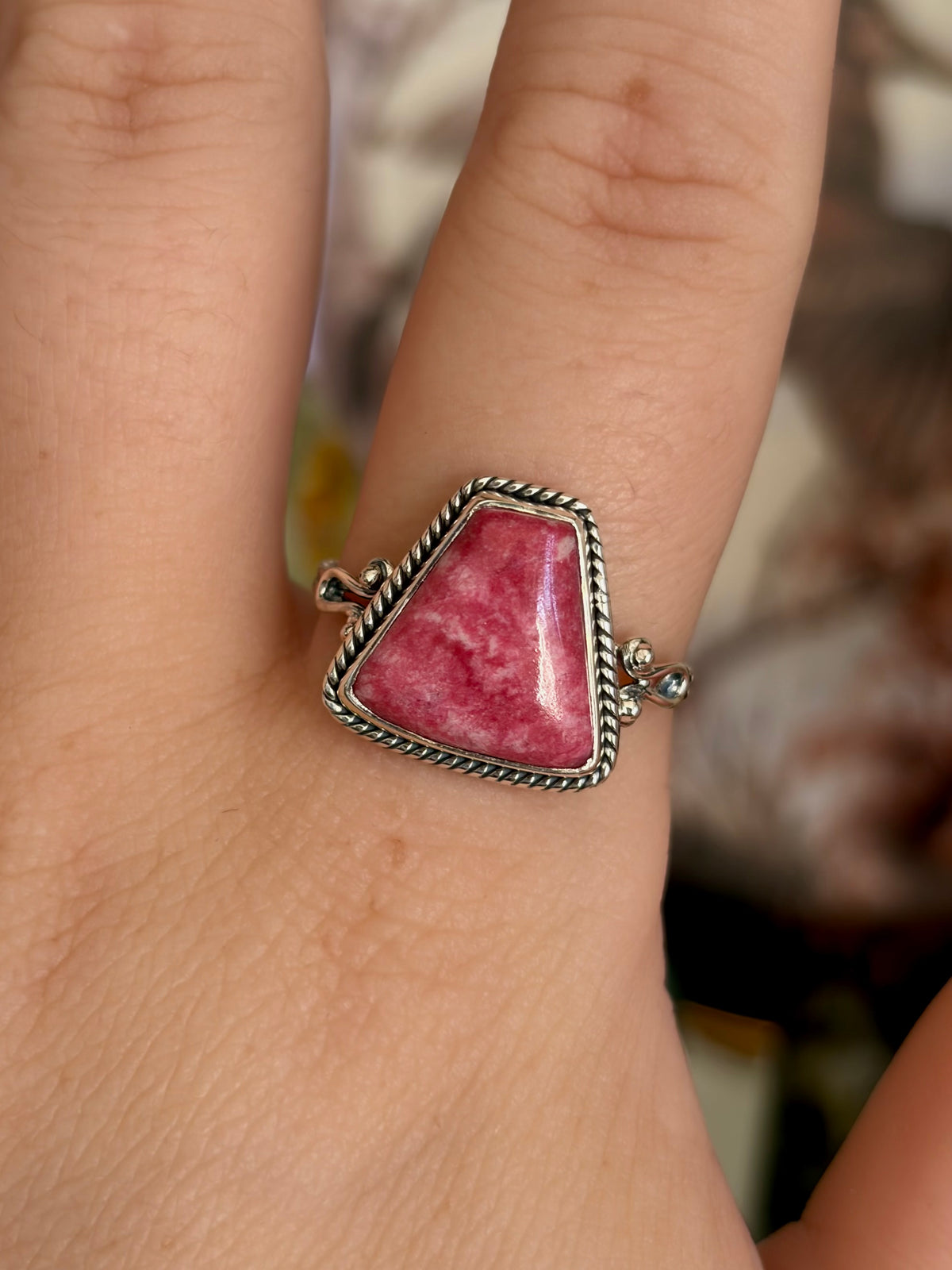 Thulite Ring - Size 10