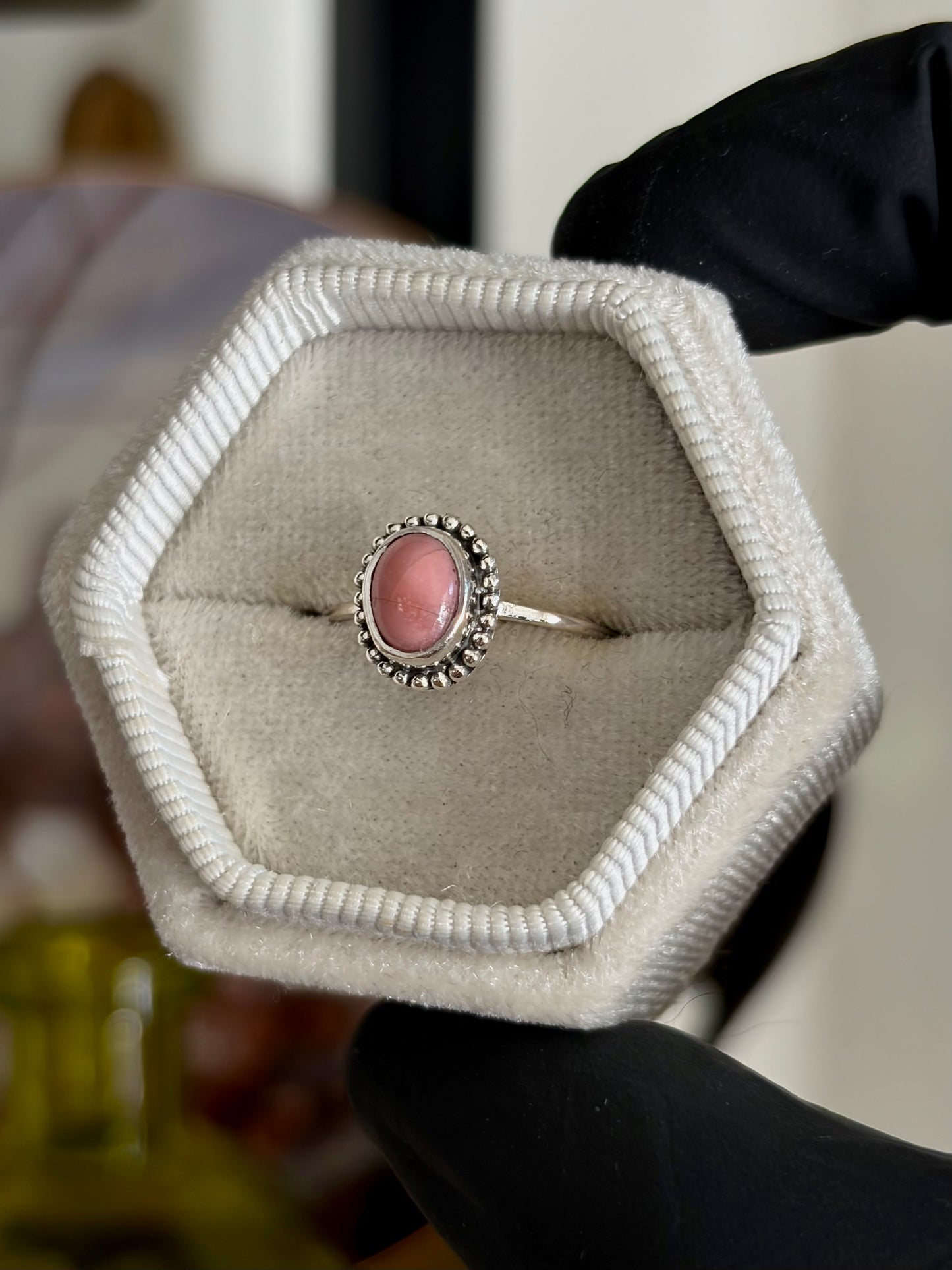 Pink Opal Ring - Size 6