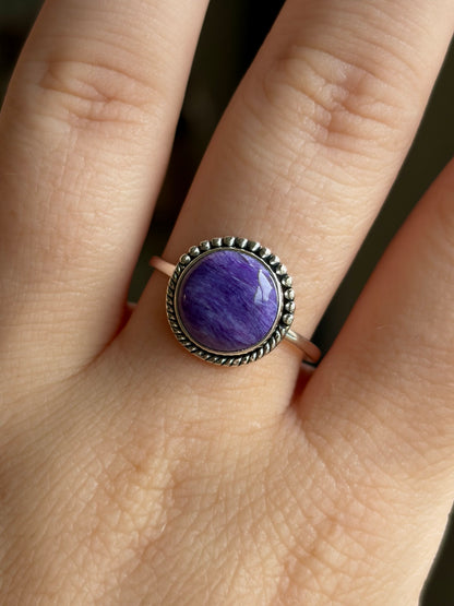 Charoite Ring - Size 9