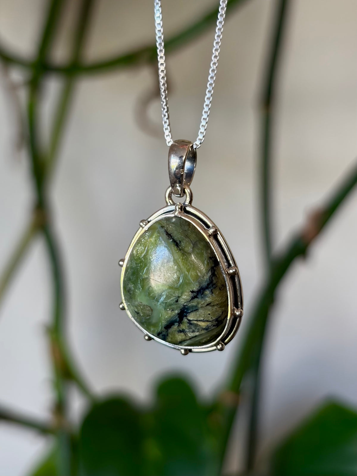 Green Swiss Opal Necklace
