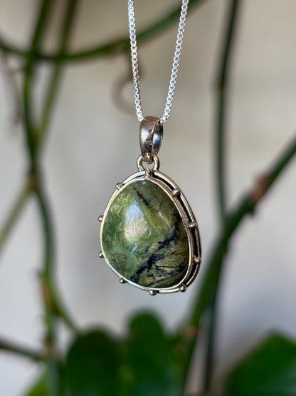 Green Swiss Opal Necklace