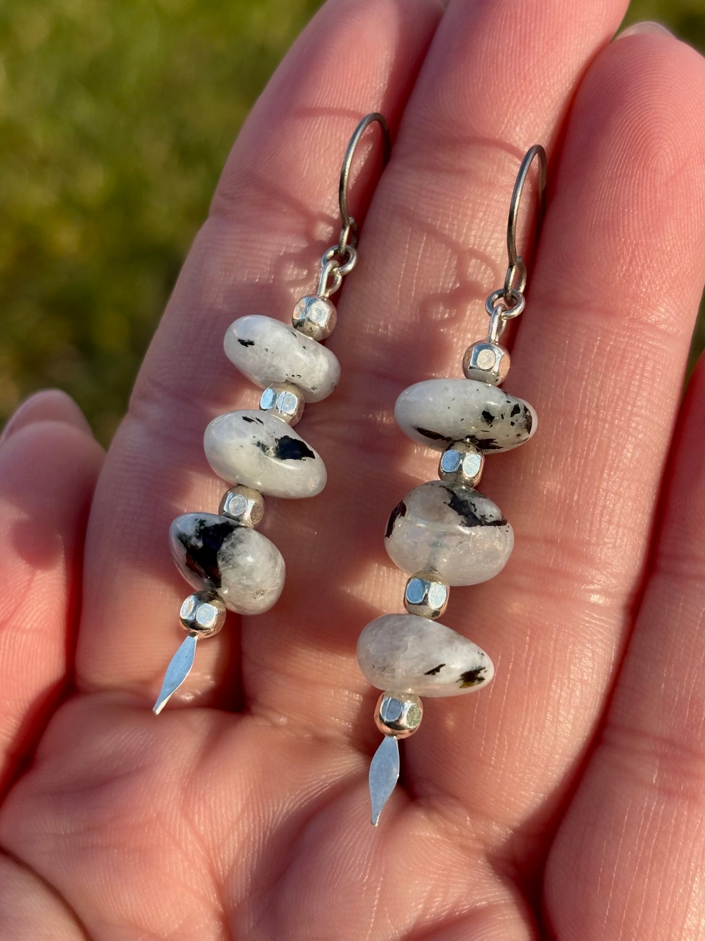 Chunky Moonstone Earrings
