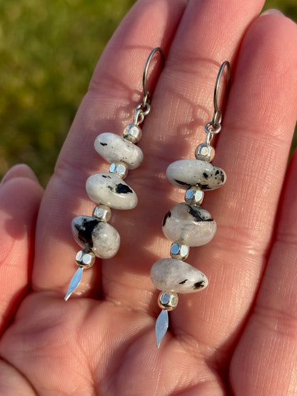 Chunky Moonstone Earrings