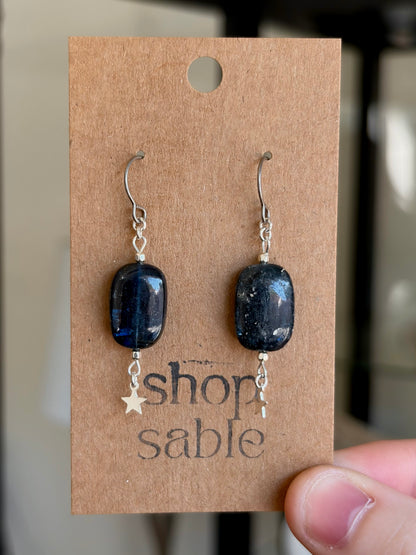 Kyanite Star Earrings