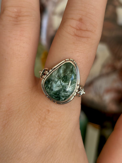 Seraphinite Ring - Size 10