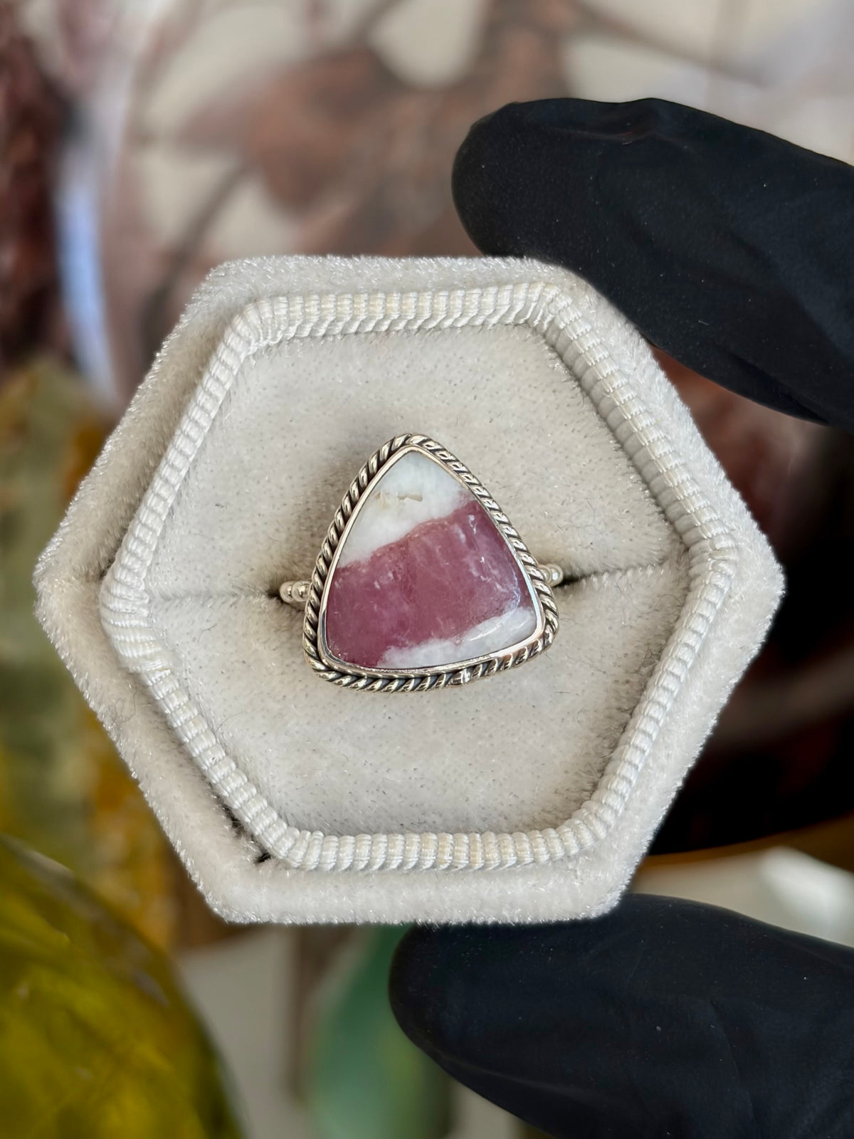 Pink Tourmaline Ring - Size 5