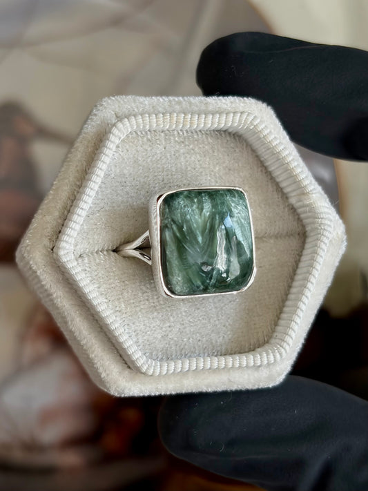 Seraphinite Ring - Size 10