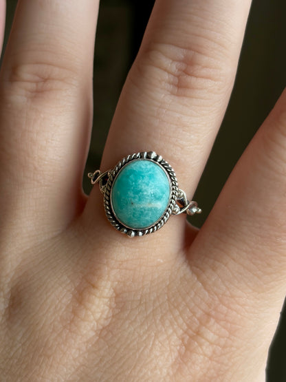 Amazonite Ring - Size 9