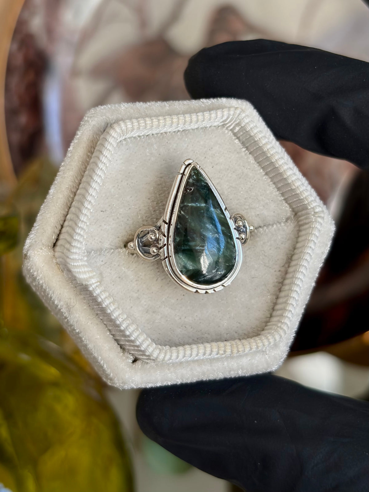 Seraphinite Ring - Size 8