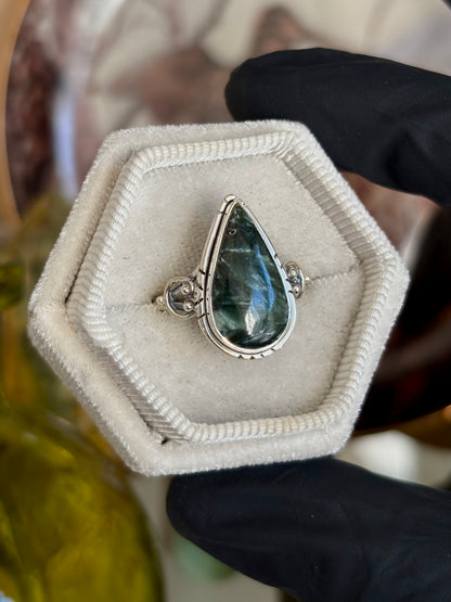 Seraphinite Ring - Size 8