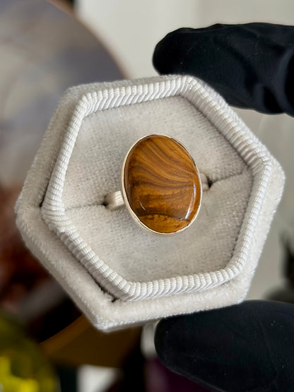 Picture Jasper Ring - Size 7