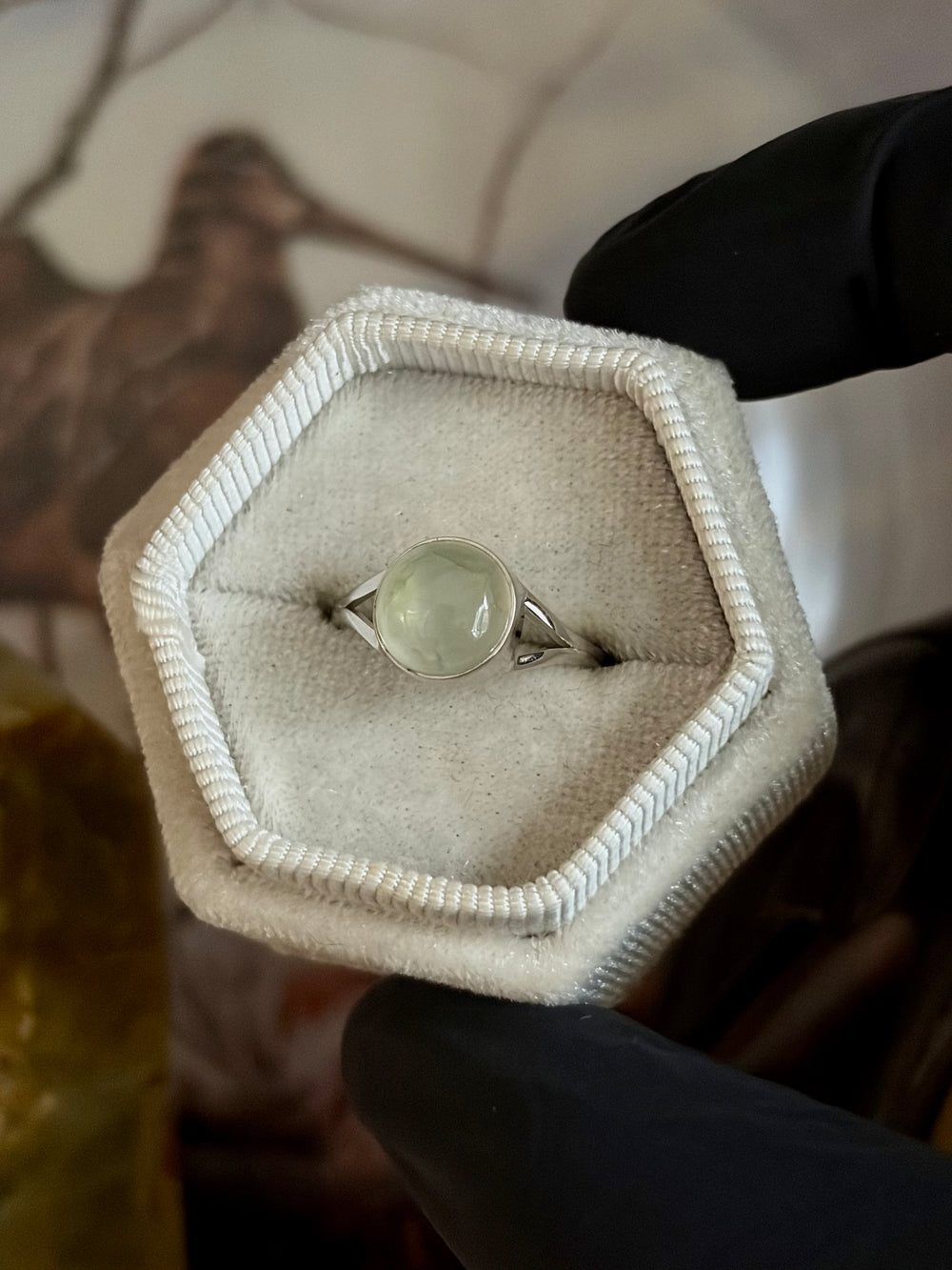 Prehnite Ring - Size 6