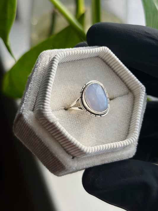 Blue Chalcedony Ring - Size 5