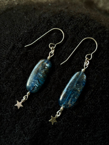Kyanite Star Earrings