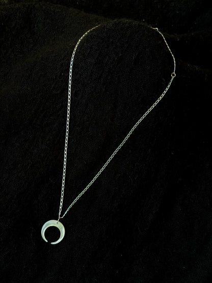 Mother of Pearl Crescent Necklace