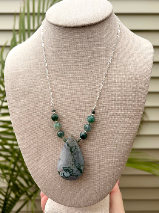 Moss Agate Necklace