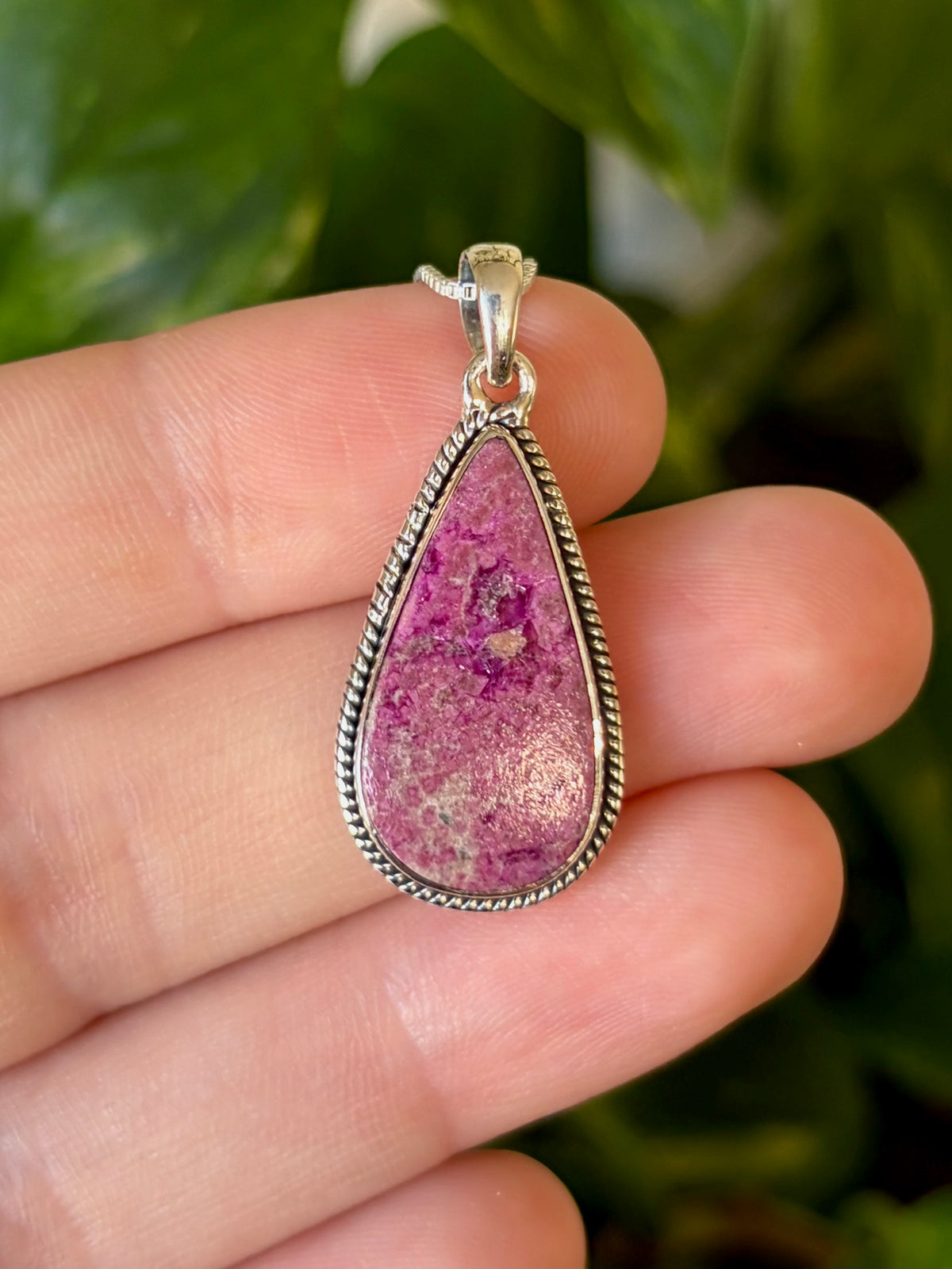 Cobalt Calcite Necklace