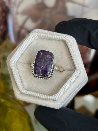 Lepidolite Ring - Size 9