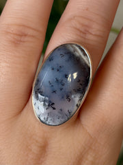 Dendritic Agate Ring - Adjustable