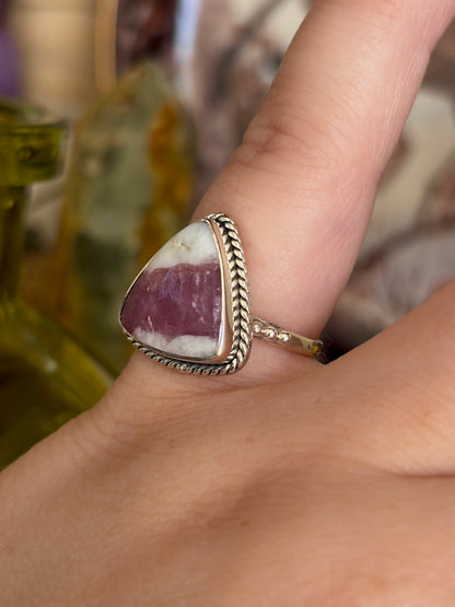 Pink Tourmaline Ring - Size 5