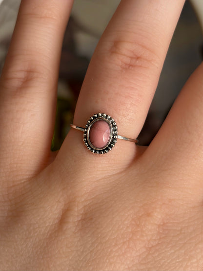 Pink Opal Ring - Size 6
