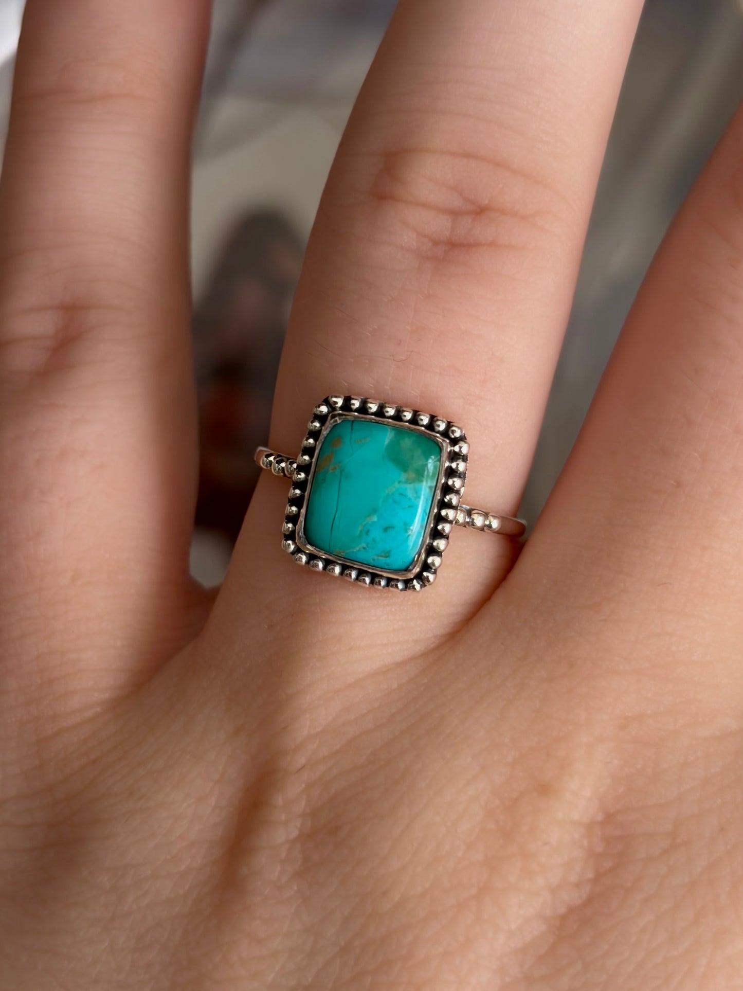 Mojave Turquoise Ring - Size 7