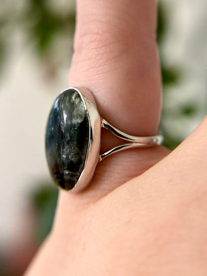 Seraphinite Ring - Size 5