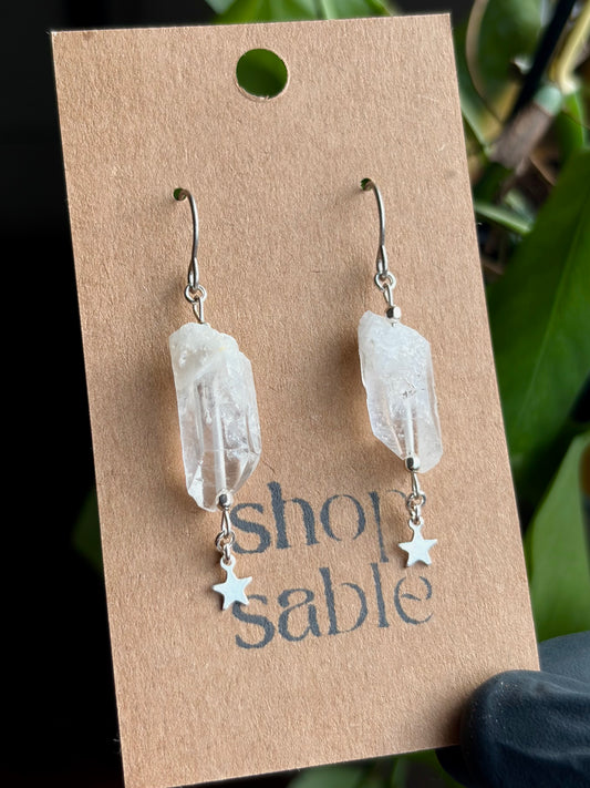 Prism Quartz Earrings