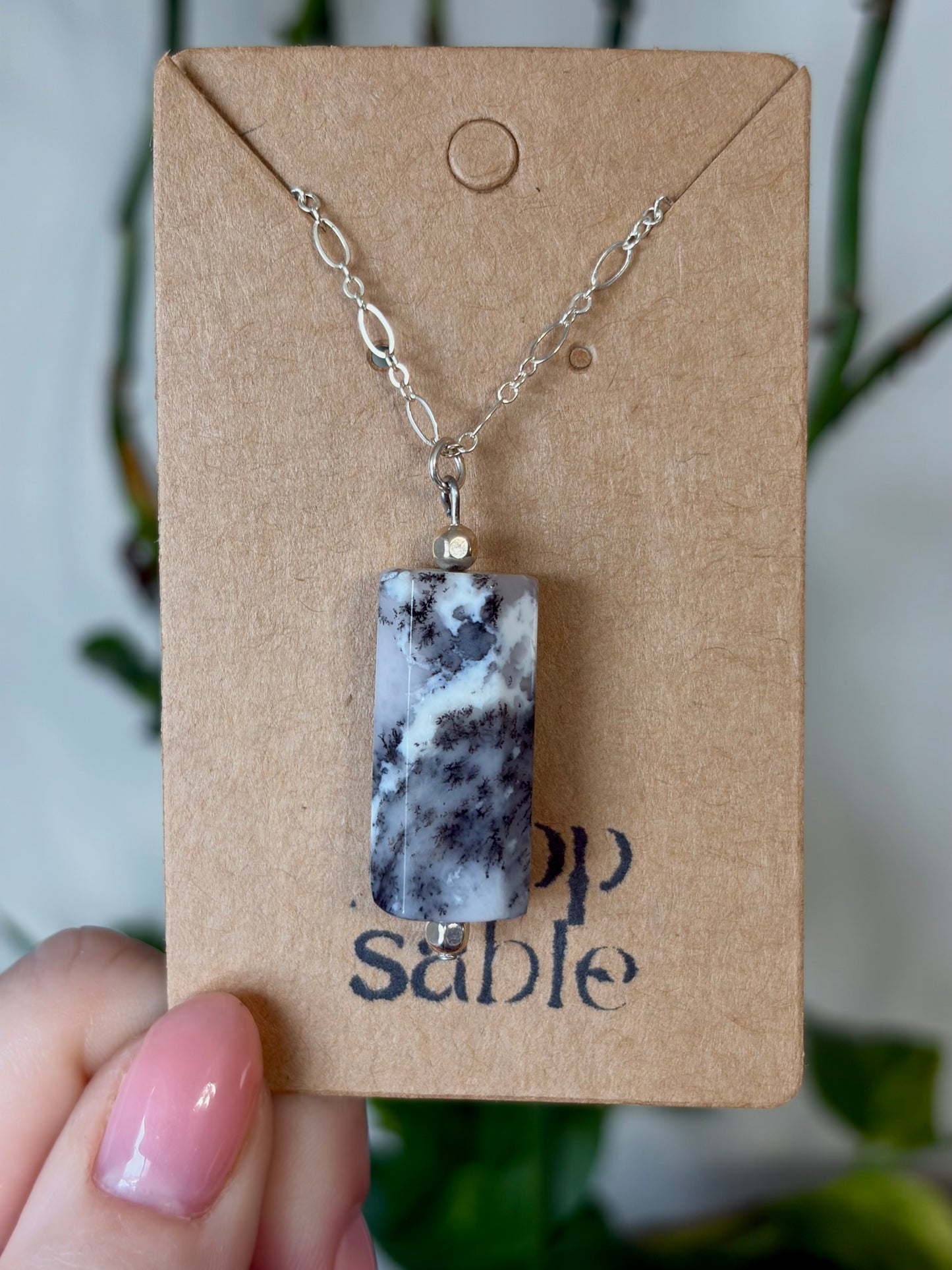 Dendritic Opal Necklace