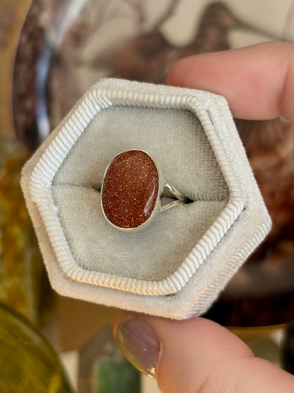Sand Stone Ring - Size 5