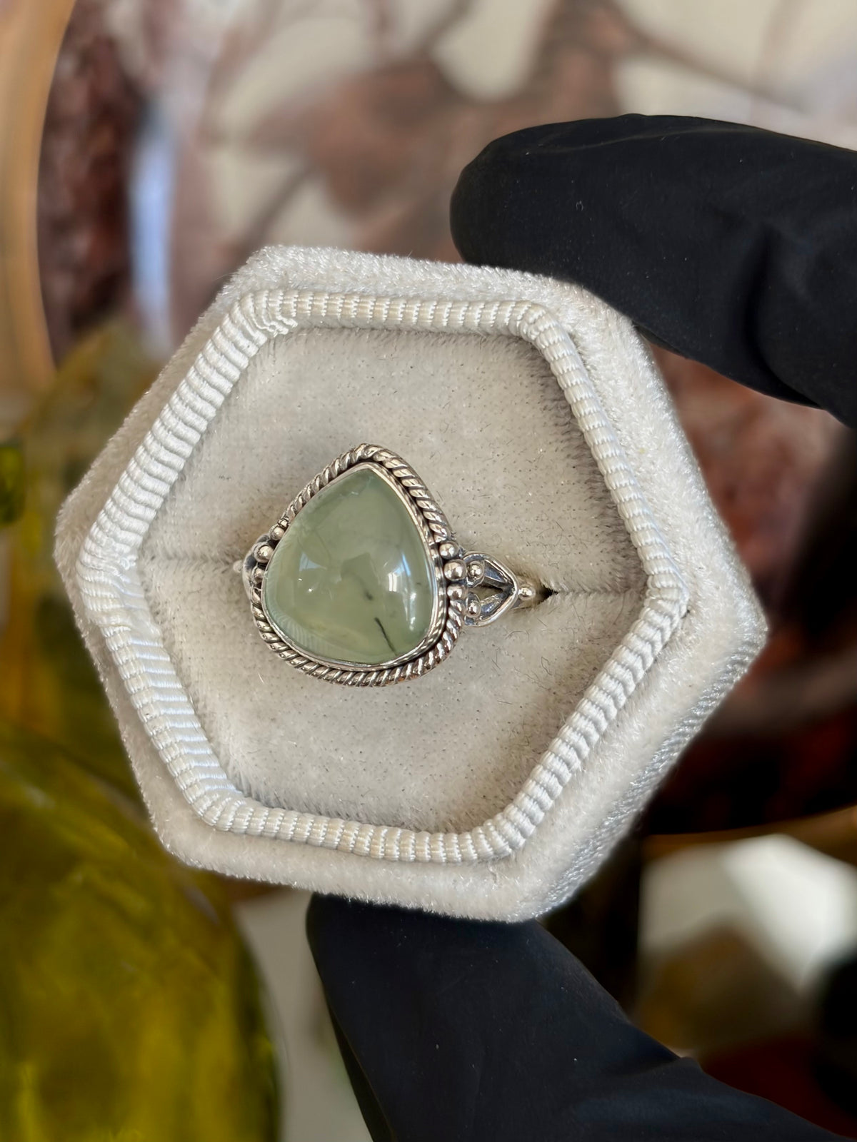 Prehnite Ring - Size 9