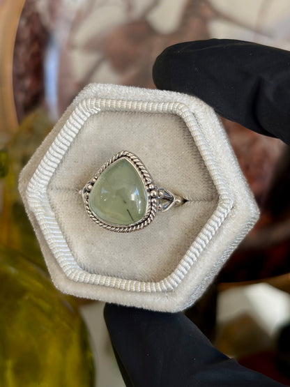 Prehnite Ring - Size 9