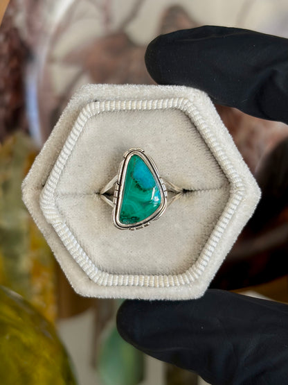 Azurite Malachite Ring - Size 5