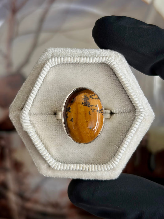 Picture Jasper Ring - Size 6