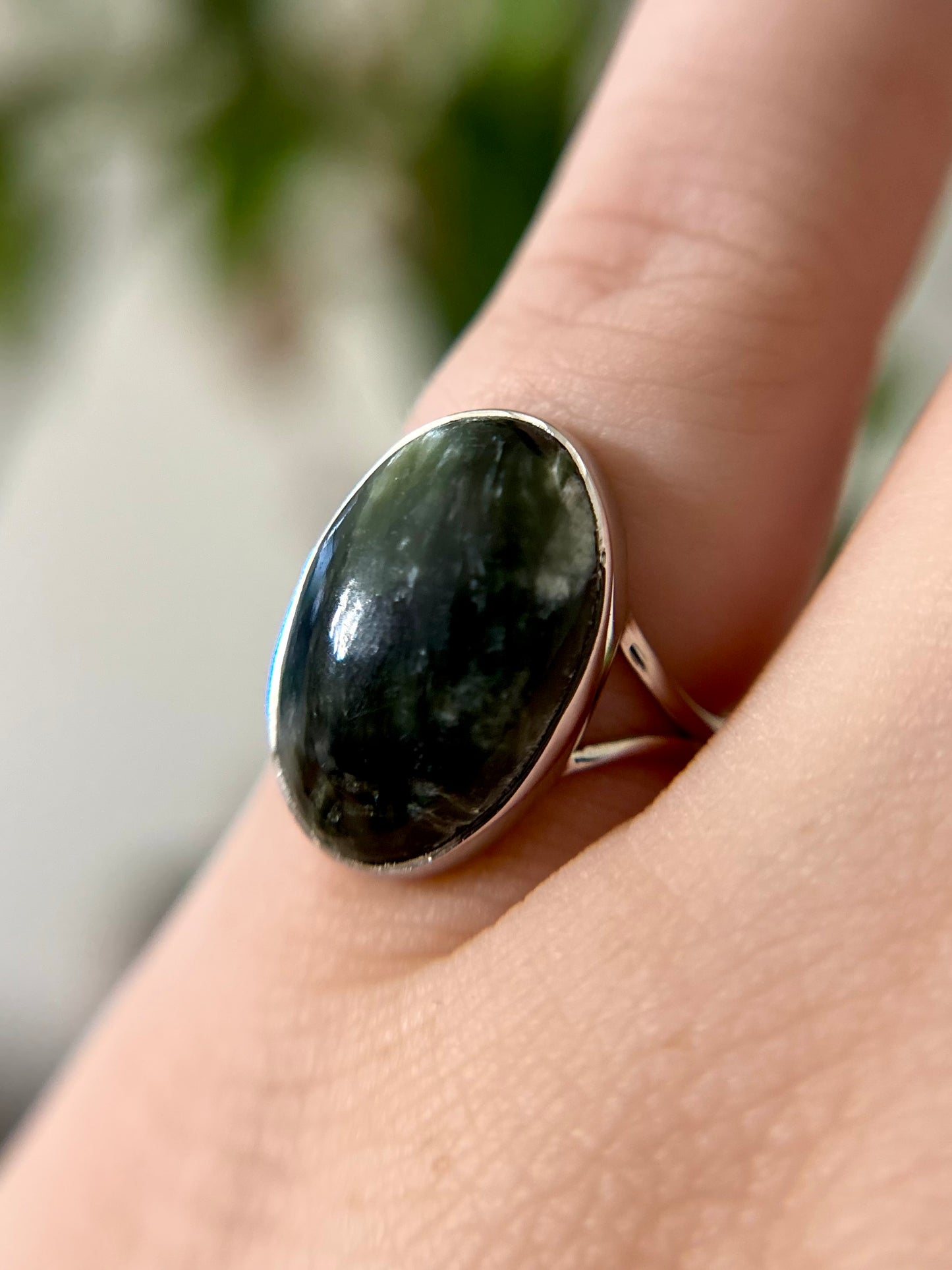 Seraphinite Ring - Size 5