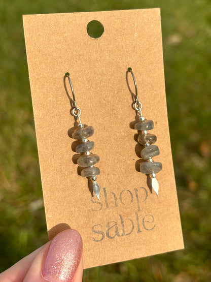 Labradorite Earrings